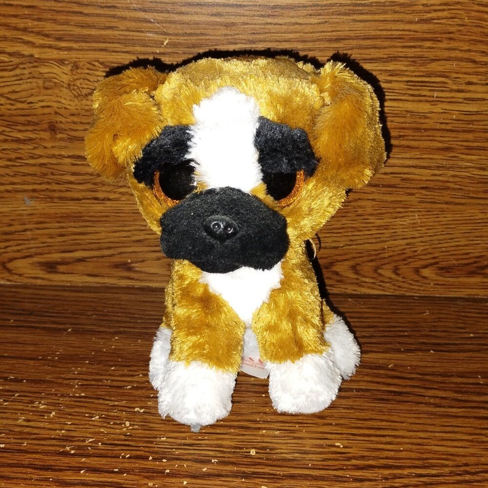 Ty Beanie Boos Brutus the Boxer Dog (6”) (2015) (w/ the bottom tag)
